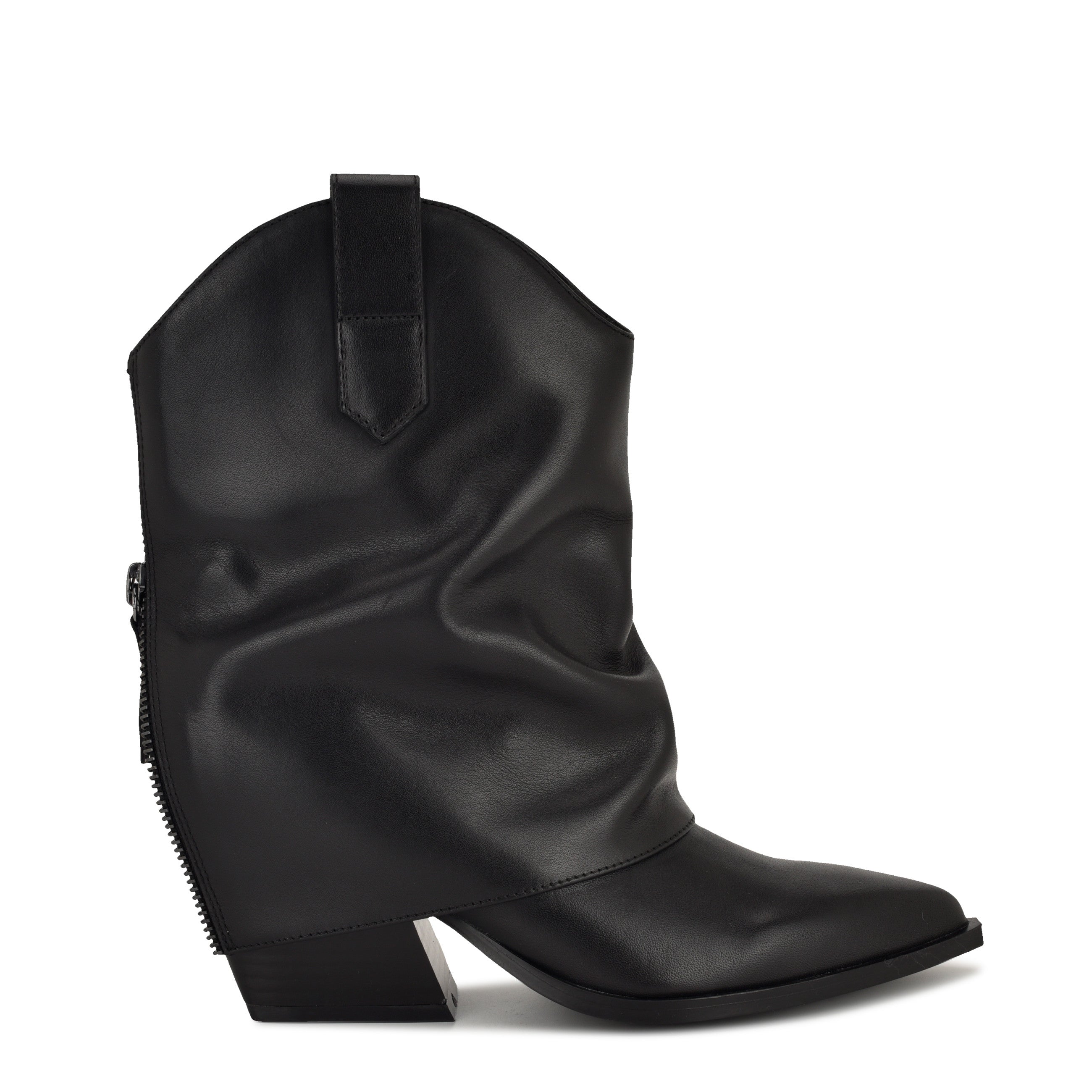 Waxel Foldover Western Booties