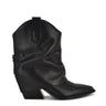 Waxel Foldover Western Booties