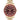 Burgundy Bezel Watch