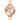 Floral Dial Strap Watch