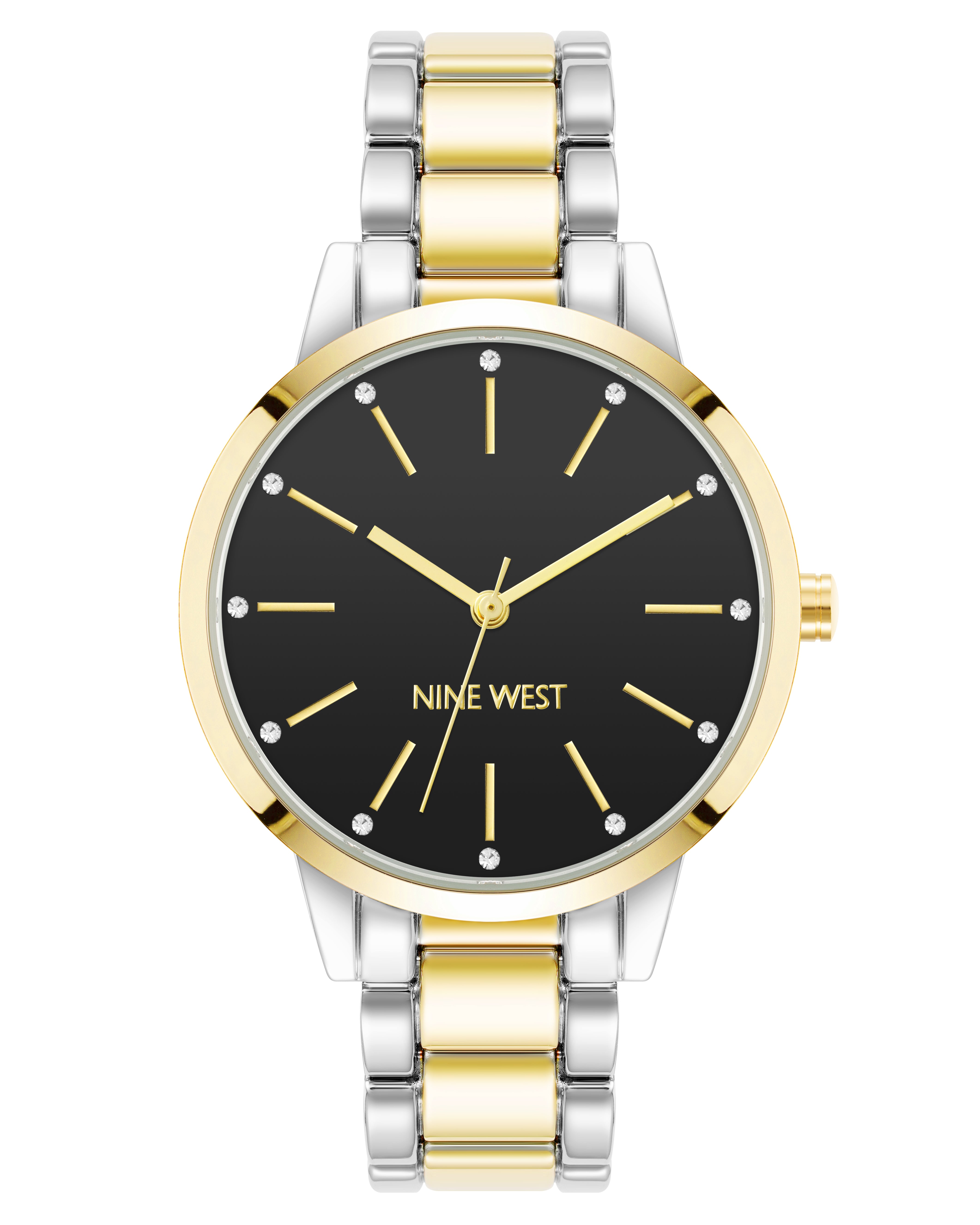 Crystal Accented Bracelet Watch