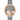 Floral Dial Saffiano Strap Watch