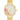 Floral Dial Mesh Bracelet Watch