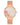Floral Dial Mesh Bracelet Watch