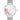 Floral Dial Mesh Bracelet Watch